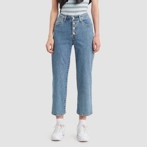 Levi’s Mile High Wide Leg Cropped Jeans